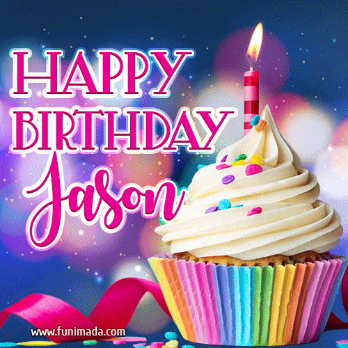 Happy Birthday Jason - Lovely Animated GIF