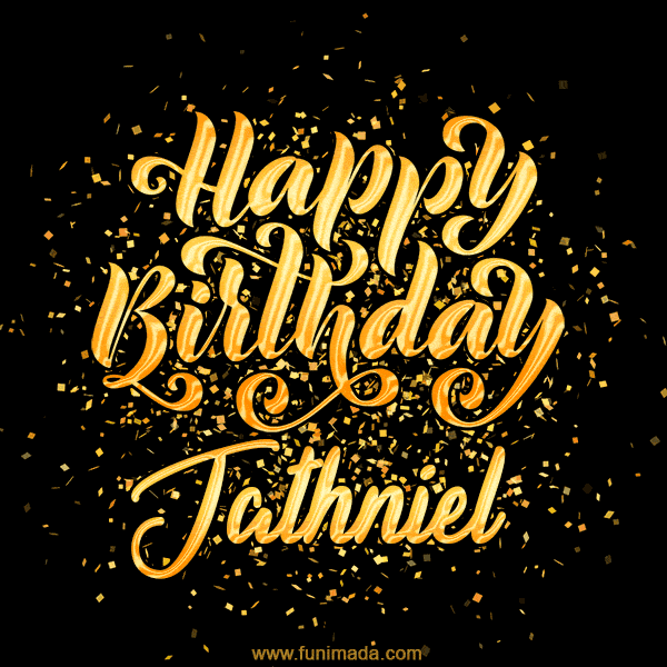 Happy Birthday Card for Jathniel - Download GIF and Send for Free