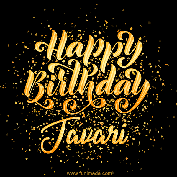 Happy Birthday Card for Javari - Download GIF and Send for Free