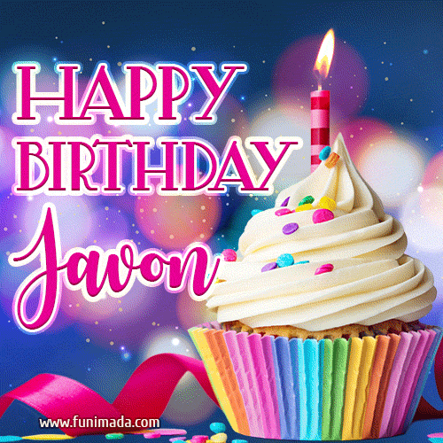 Happy Birthday Javon - Lovely Animated GIF