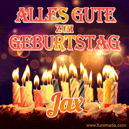 Alles Gute zum Geburtstag Jax (GIF)