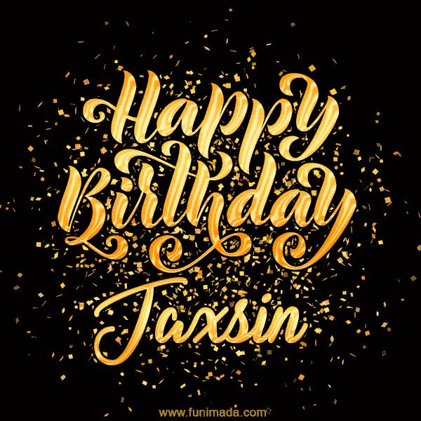 Happy Birthday Card for Jaxsin - Download GIF and Send for Free