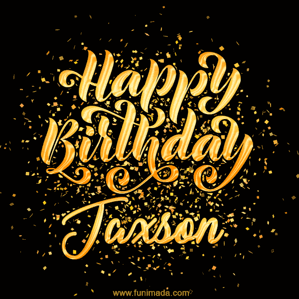 Happy Birthday Card for Jaxson - Download GIF and Send for Free
