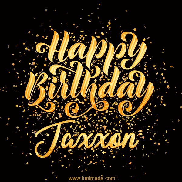Happy Birthday Card for Jaxxon - Download GIF and Send for Free