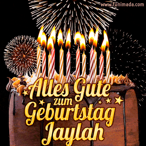 Alles Gute zum Geburtstag Jaylah (GIF)