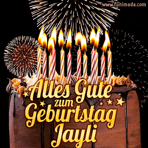 Alles Gute zum Geburtstag Jayli (GIF)