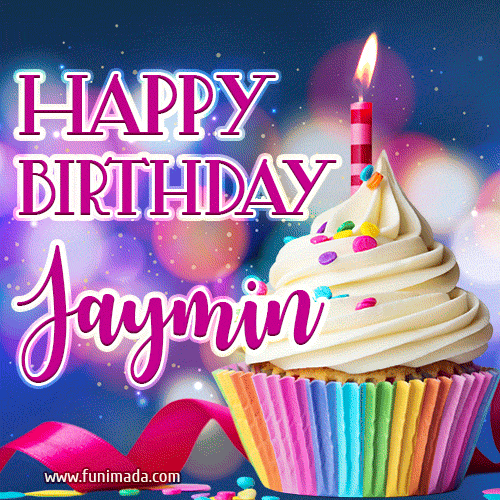 Happy Birthday Jaymin - Lovely Animated GIF