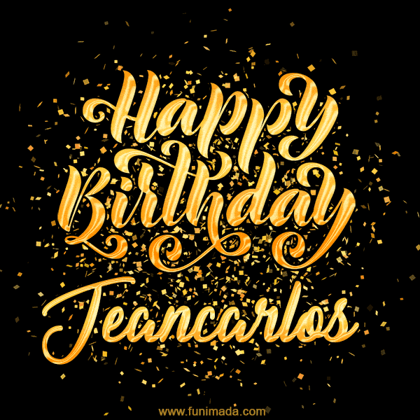 Happy Birthday Card for Jeancarlos - Download GIF and Send for Free
