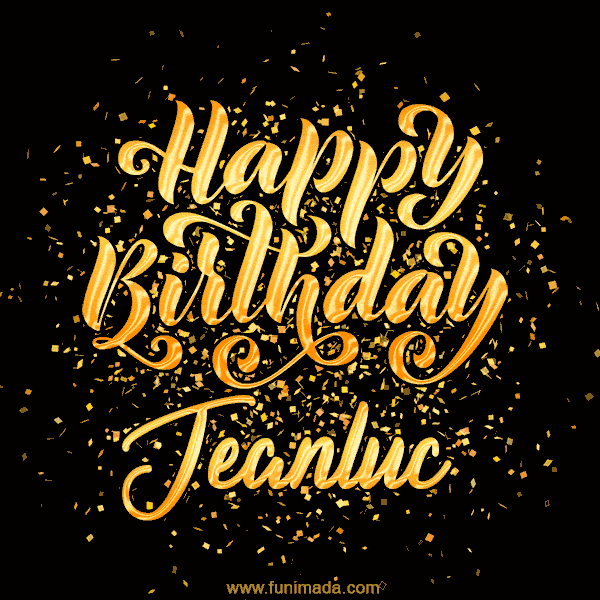Happy Birthday Card for Jeanluc - Download GIF and Send for Free