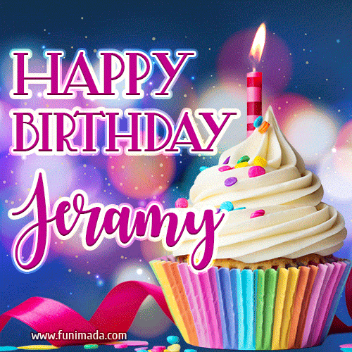 Happy Birthday Jeramy - Lovely Animated GIF