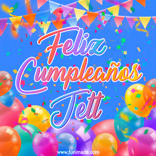 Feliz Cumpleaños Jett (GIF)