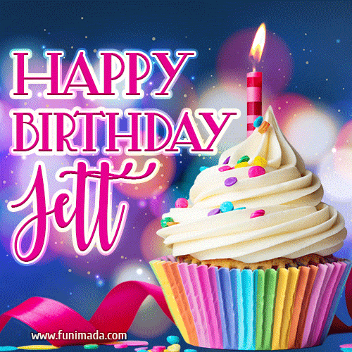 Happy Birthday Jett - Lovely Animated GIF