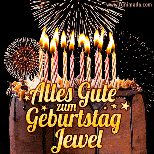 Alles Gute zum Geburtstag Jewel (GIF)