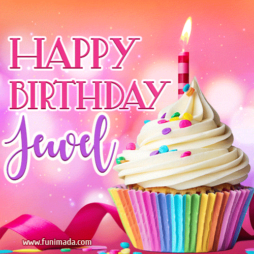Happy Birthday Jewel - Lovely Animated GIF