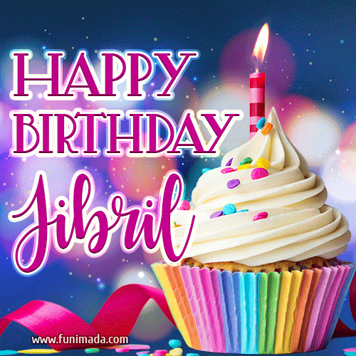 Happy Birthday Jibril - Lovely Animated GIF