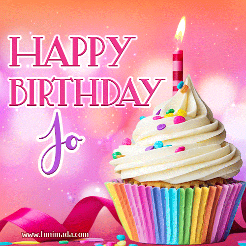 Happy Birthday Jo GIFs Download on