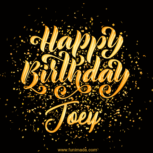 Happy Birthday Card for Joey - Download GIF and Send for Free