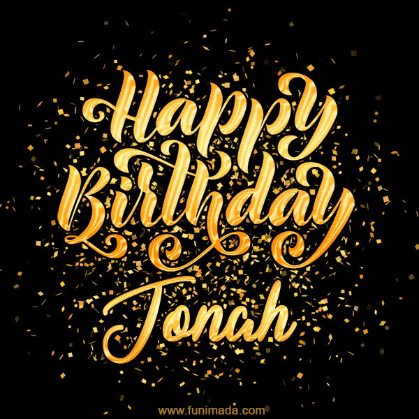 Happy Birthday Card for Jonah - Download GIF and Send for Free