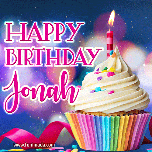 Happy Birthday Jonah - Lovely Animated GIF