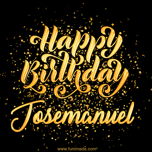 Happy Birthday Card for Josemanuel - Download GIF and Send for Free