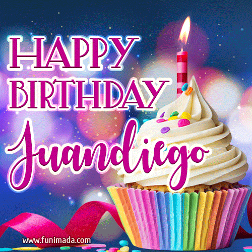 Happy Birthday Juandiego - Lovely Animated GIF