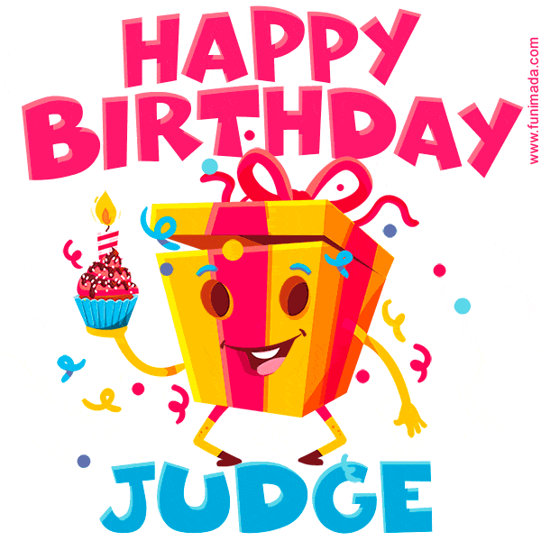 Funny Happy Birthday Judge GIF