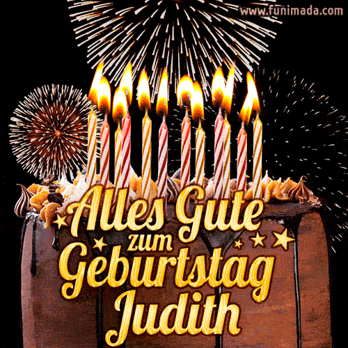 Alles Gute zum Geburtstag Judith (GIF)