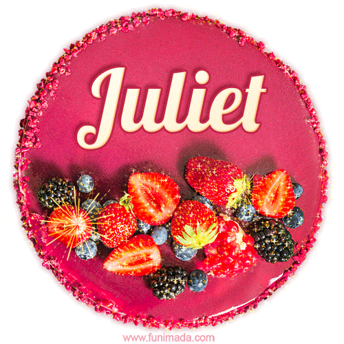 Happy Birthday Cake with Name Juliet - Free Download