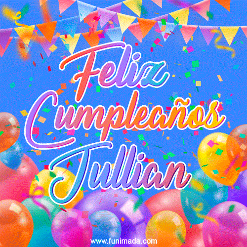Feliz Cumpleaños Jullian (GIF)