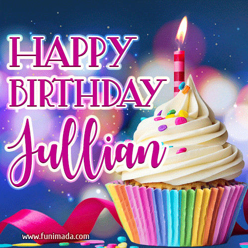 Happy Birthday Jullian - Lovely Animated GIF