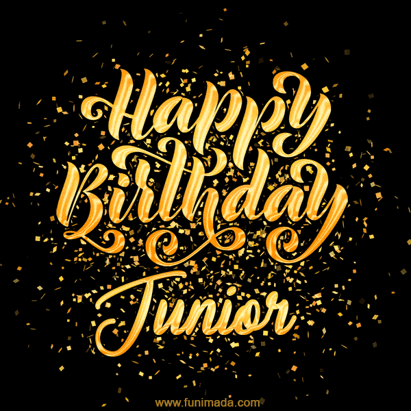 Happy Birthday Card for Junior - Download GIF and Send for Free