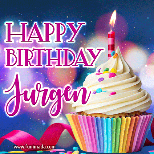 Happy Birthday Jurgen - Lovely Animated GIF