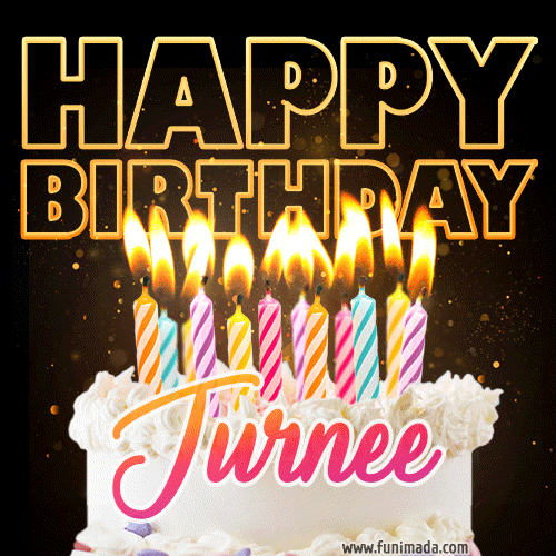 Jurnee - Animated Happy Birthday Cake GIF Image for WhatsApp