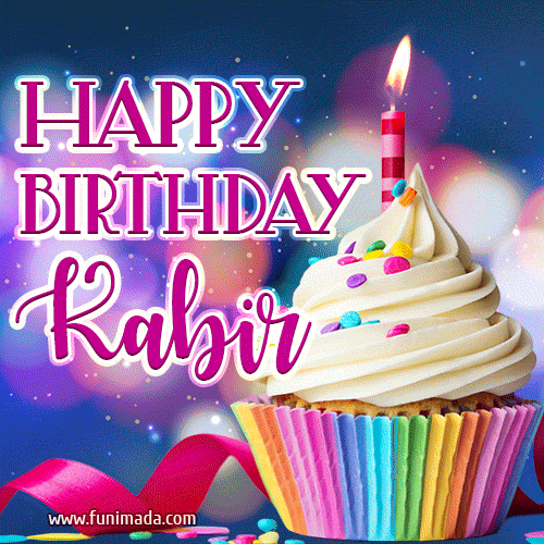 Happy Birthday Kabir - Lovely Animated GIF