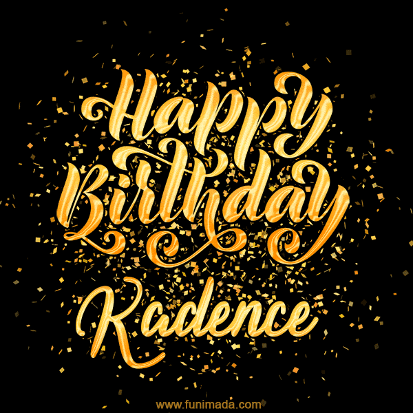 Happy Birthday Card for Kadence - Download GIF and Send for Free