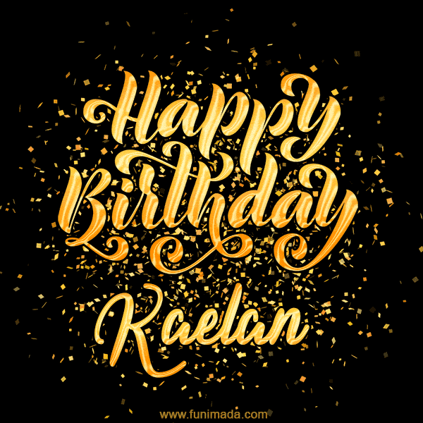 Happy Birthday Card for Kaelan - Download GIF and Send for Free