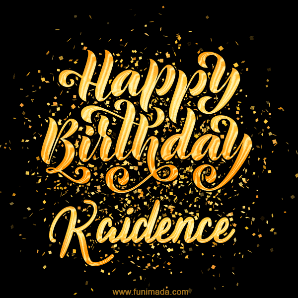 Happy Birthday Card for Kaidence - Download GIF and Send for Free