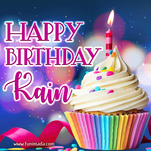 Happy Birthday Kain - Lovely Animated GIF