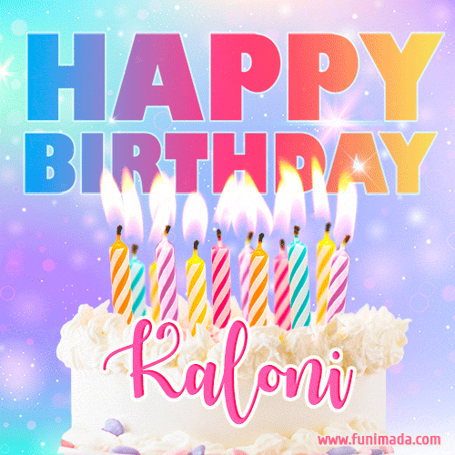 Funny Happy Birthday Kaloni GIF