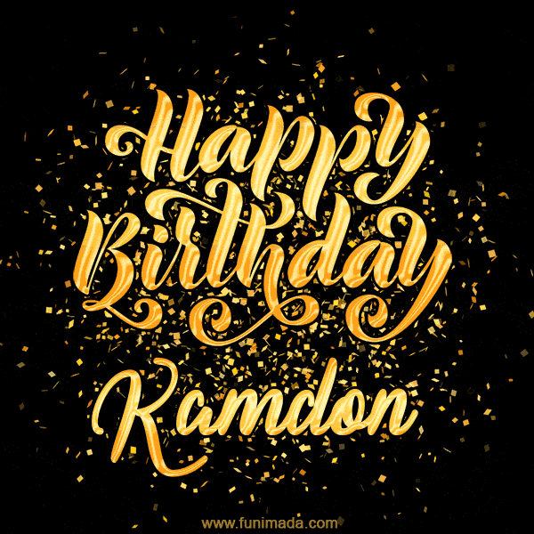 Happy Birthday Card for Kamdon - Download GIF and Send for Free