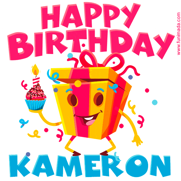 Funny Happy Birthday Kameron GIF