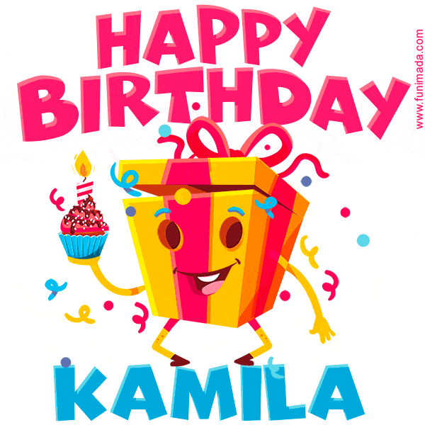 Funny Happy Birthday Kamila GIF