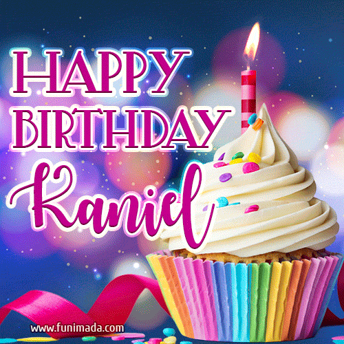 Happy Birthday Kaniel - Lovely Animated GIF