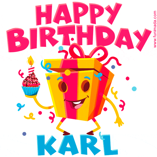 Funny Happy Birthday Karl GIF