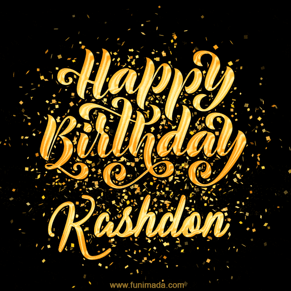 Happy Birthday Card for Kashdon - Download GIF and Send for Free