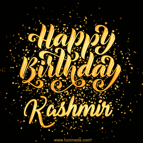 Happy Birthday Card for Kashmir - Download GIF and Send for Free