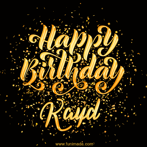 Happy Birthday Card for Kayd - Download GIF and Send for Free