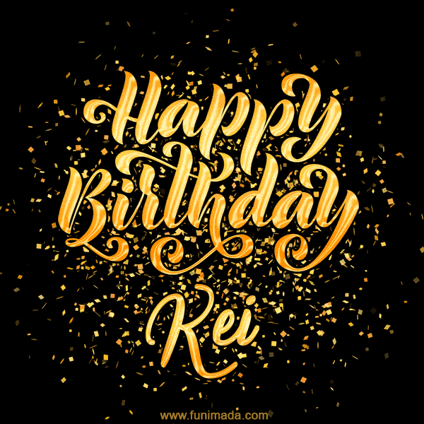 Happy Birthday Card for Kei - Download GIF and Send for Free