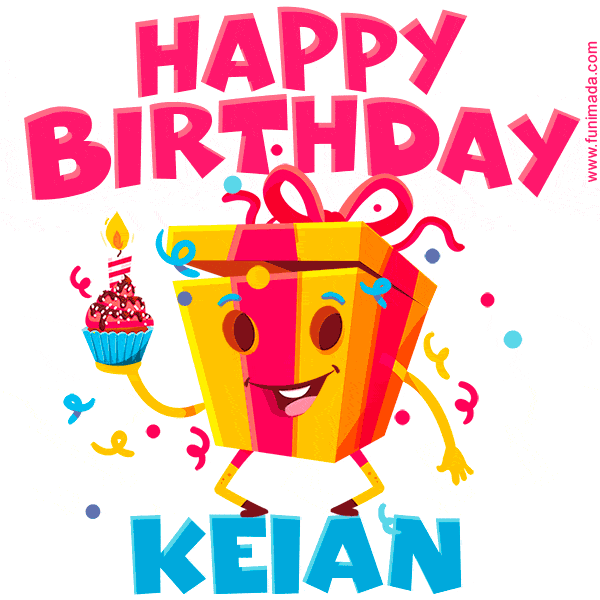 Funny Happy Birthday Keian GIF