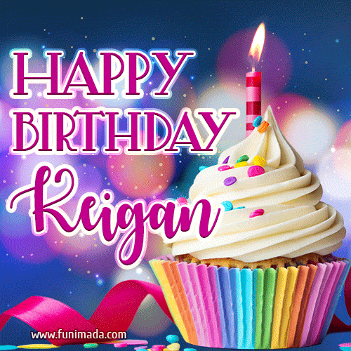 Happy Birthday Keigan - Lovely Animated GIF